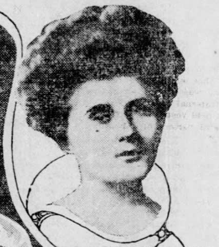 a portrait of a woman with her face in a mirror