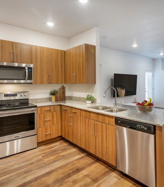 Open Concept Kitchen at Homestead Collection