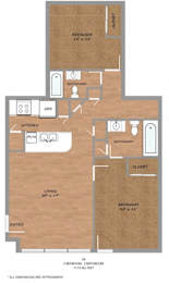 2 bed 2 bath at Hickory Street Lofts Apartments, Texas, 76201