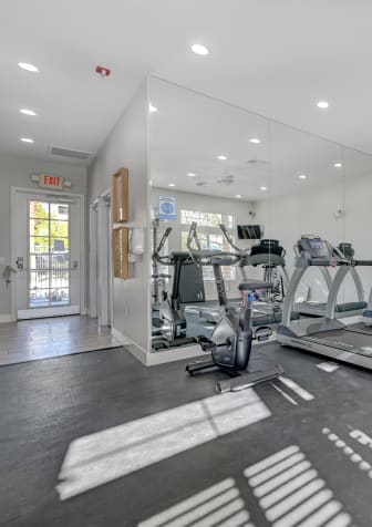 the gym at the enclave at woodbridge apartments in sugar land, tx  at Horizon Seniors, Henderson