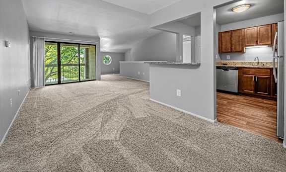 Empty Room at Park Lane Apartments, Southfield, MI, 48033