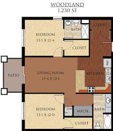  Floor Plan Woodland