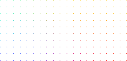 a green background with dotted lines and colored dots