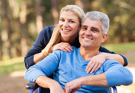Smiling couple