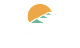 the retreat at mesa hills logo with the sun and the words refresh at mes
