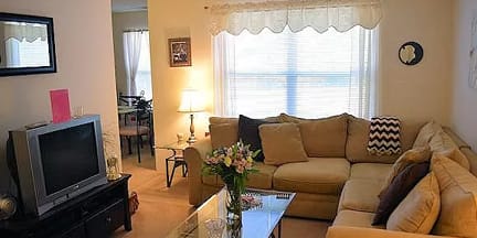 Perfectly Sized Living Rooms at Tinton Senior