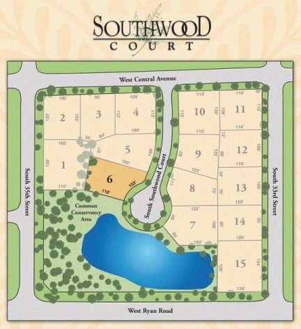 a map of the layout plan