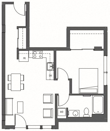Floor Plans of Reverb in Seattle, WA
