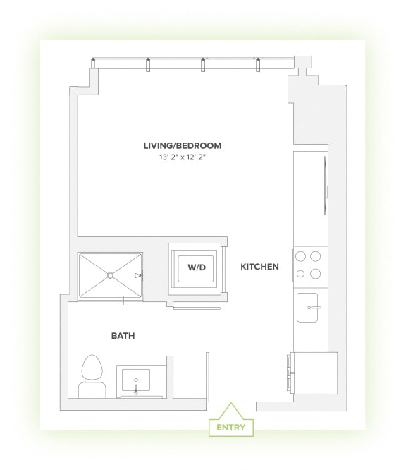 Floorplans Studio, 1 & 2 Bedroom Apartments in River West Chicago