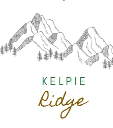 a vector illustration of mountains with trees and the words keppel ridge