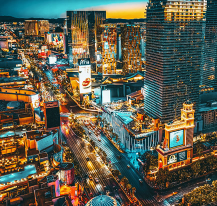 nevada skyline stock photo