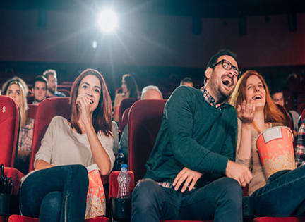people in a movie theater