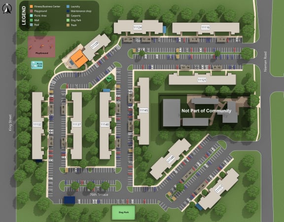 The Retreat of Shawnee_Site Map 2D
