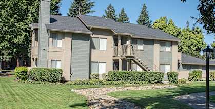 Delta Pointe building exteriors and mail station at Delta Pointe Apartments, California, 95833