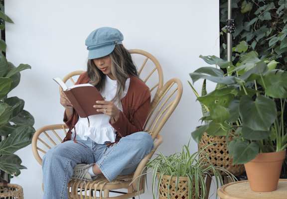 Reading a Book at Artesa at Menifee Town Center