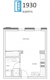  Floor Plan Studio A