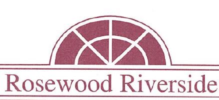 A logo with the text "Rosewood Riverside" beneath it.