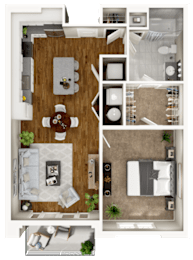 Wexford 1 bed 1 bath