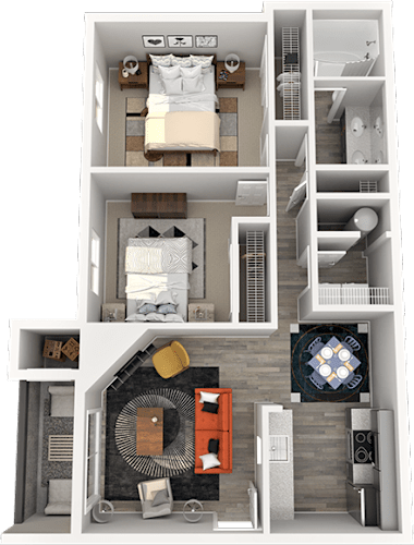 Floor Plan  VGV 2x1