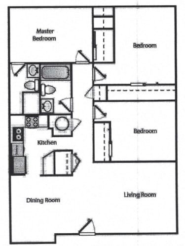 Floor Plan  Three Bedroom