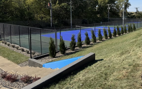 tennis court at The Boulevard, Roeland Park, KS, 66205