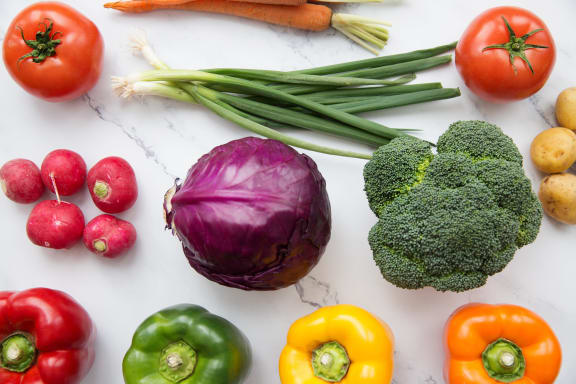 Healthy Veggies at Patterson Place, Santa Barbara, California