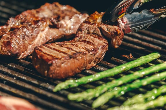 Grill at Oceanwood Apartments, California