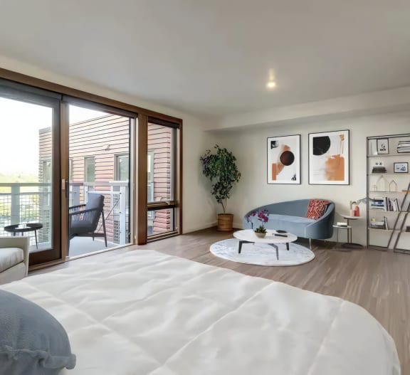 Ballard Lofts Apartment Amenities Private Balconies With a View