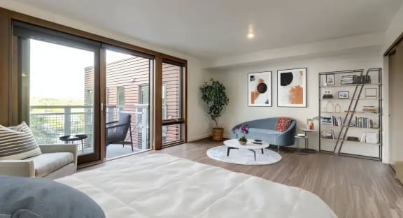 Ballard Lofts Apartment Amenities Private Balconies With a View