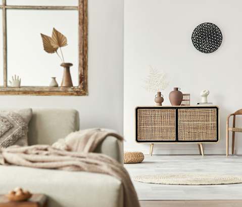 Modern living room decor at THE ARLO, Citrus Heights, CA, 95621