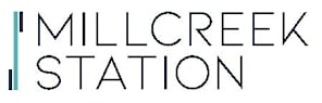 The image shows the text "MILLCREEK STATION" in bold, black letters on a white background.