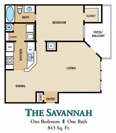One Bedroom One Bathroom
