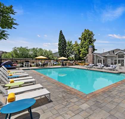 take a dip in our resort style swimming pool