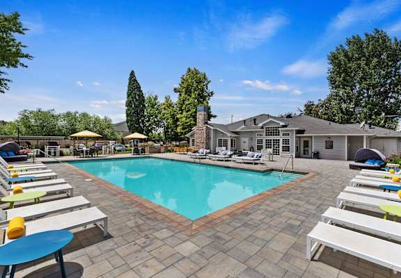 take a dip in our resort style swimming pool