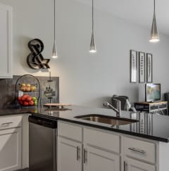 the preserve at ballantyne commons apartment community with sand court