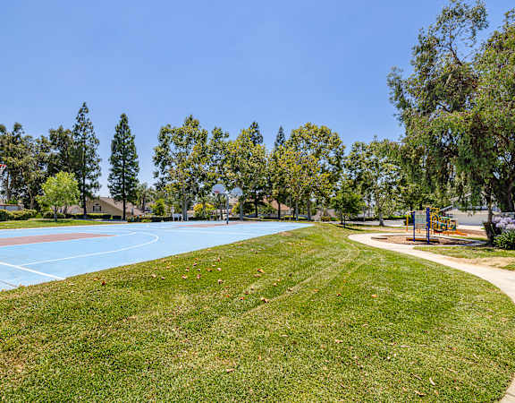 basketball court at the whispering winds apartments in pearland, tx
