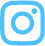 A blue and white Instagram icon.
