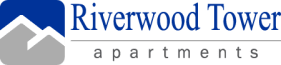 "Riverwood Tower Apartments" logo