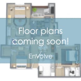 Floor Plan 2BR,1BTH