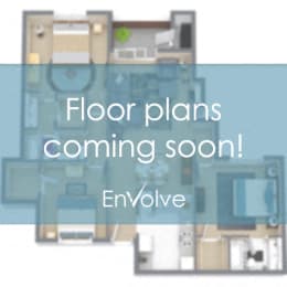 Floor Plan 1BR,1BTH