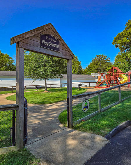 dog park at pet friendly apartments