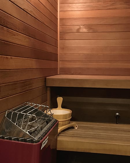 apartment complex with sauna 