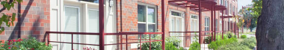 Long picture of flowers, Beecher Terrace Apartments, Louisville, KY