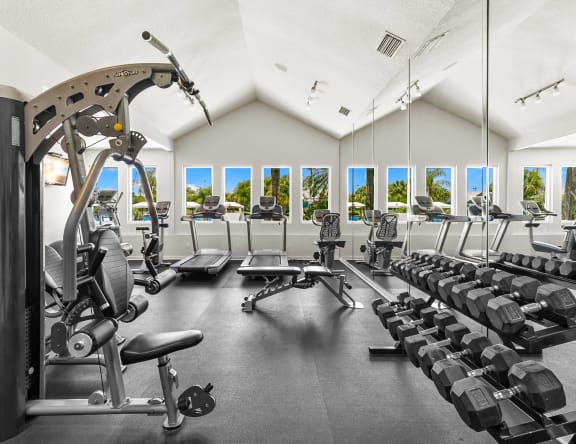 Strength Training & Cardio Equipment At The Fitness Center