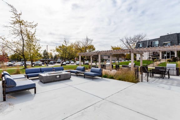 Outdoor Terrace with Grills & Fire Pit