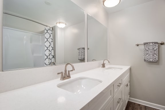 Unit Image - Bathroom with vanity sink Unit Image - Bathroom with vanity sink at Parc at 5 Apartments, Downey, CA, 90240