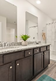 a bathroom with a sink and a toilet