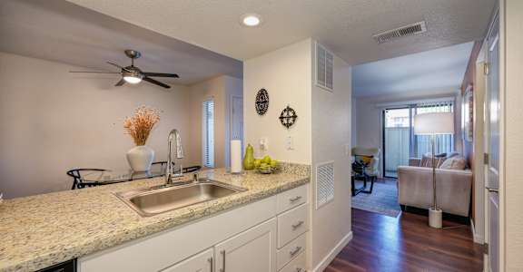 Model Home Kitchen at Rocklin Manor  Apartments, Rocklin  , CA 95677
