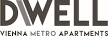 A black and white image of a logo for Vienna Metro Apartments.