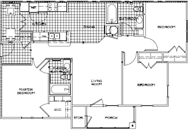  Floor Plan 3 Bedroom